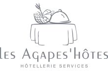 Logo de l'entreprise Agapes Hotes, service d'hôtellerie pour lequel notre agence web a contribué à la réalisation de son site internet