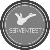 Logo de l'entreprise Serventest, service aux entreprises de restauration pour lequel notre agence web a contribué à la création de son site internet